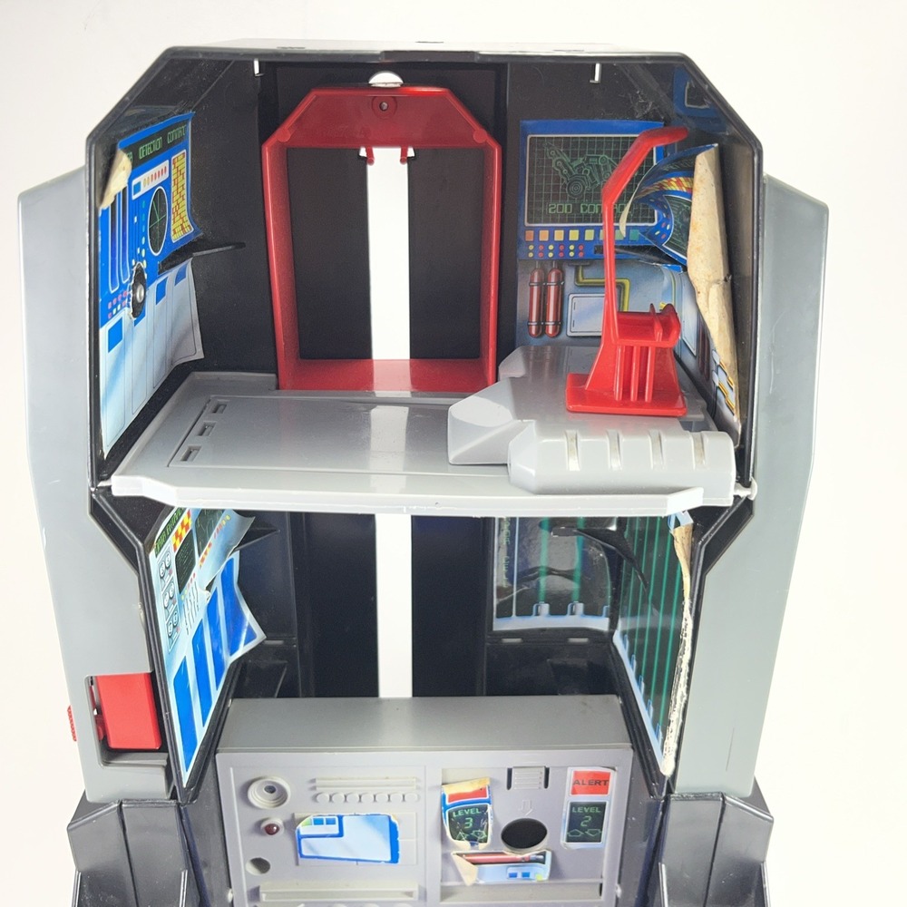Tonka GOBOTS Thruster 1 Renegade Headquarters G1 1985 Vintage Toy Go Bots Blue - Picture 9 of 12
